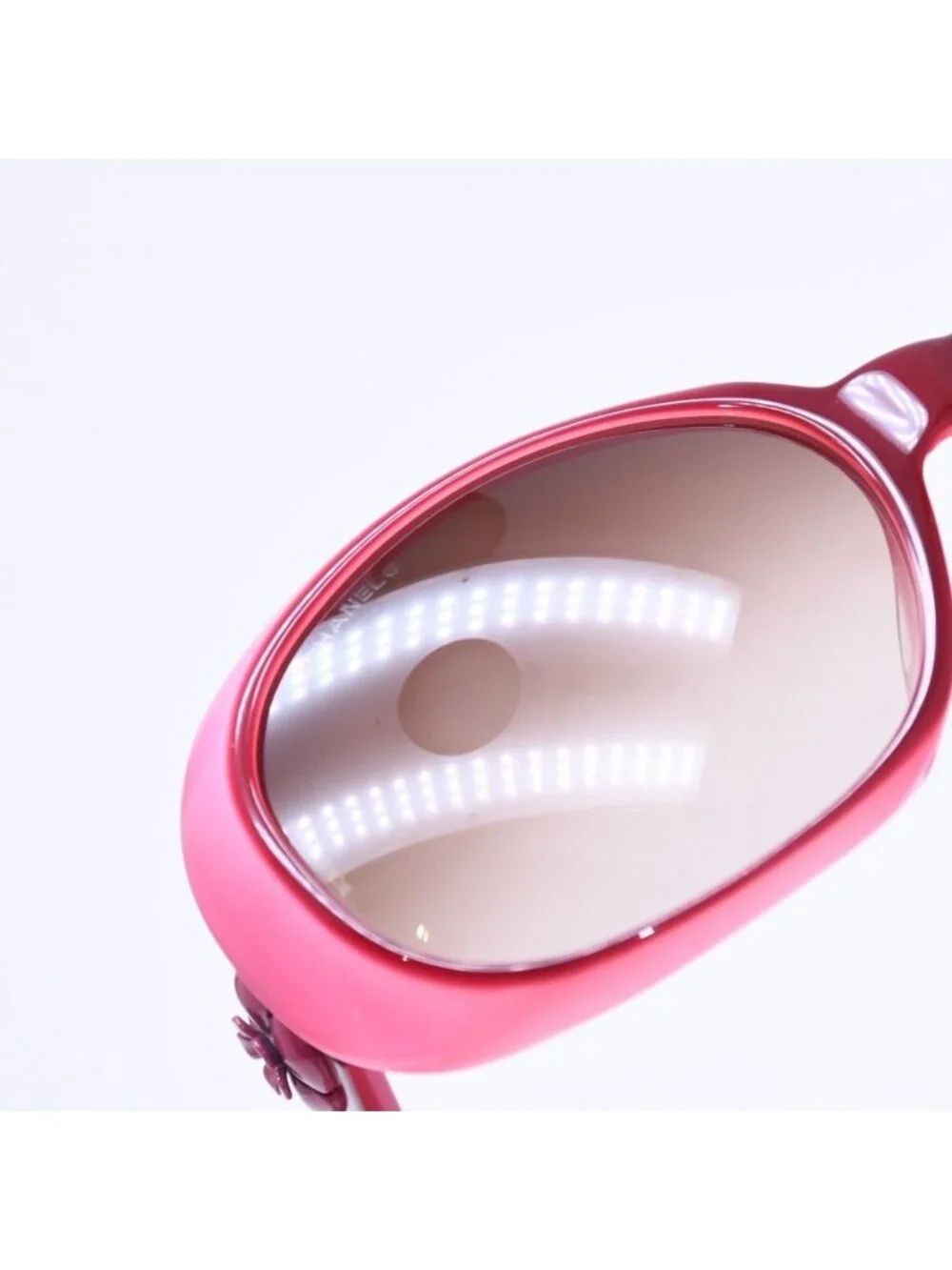Chanel Sunglasses Eyewear CC Logo Camellia Pink